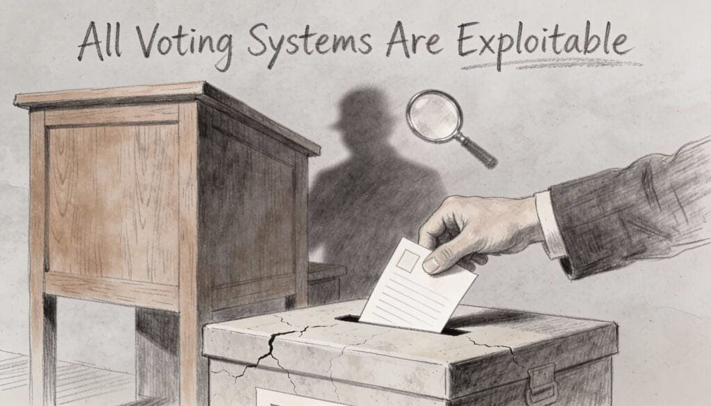 How Game Theory Proves All Voting Systems Are Exploitable