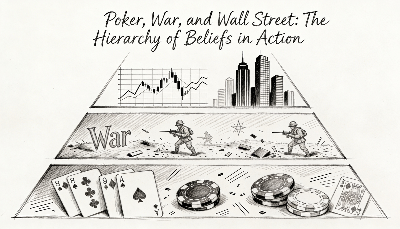 Poker, War, and Wall Street- The Hierarchy of Beliefs in Action